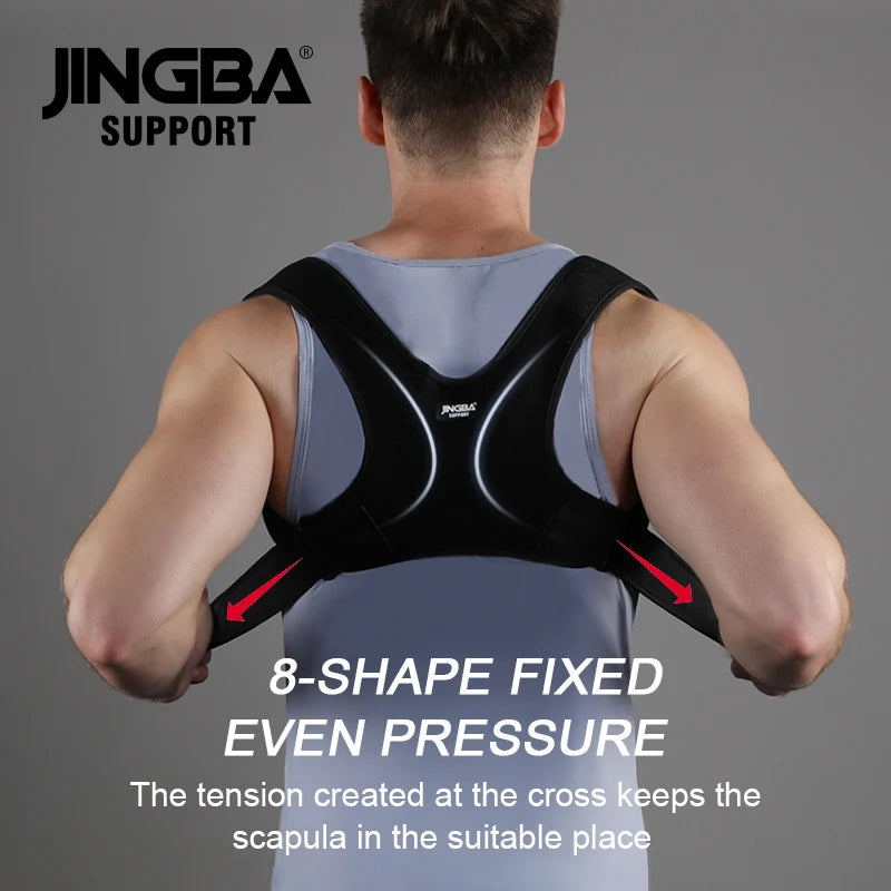 Posture Corrector Adjustable Back Fracture Support Menwomen Back Clavicle Spine Shoulder Correction Brace Belt Strap Comfortable