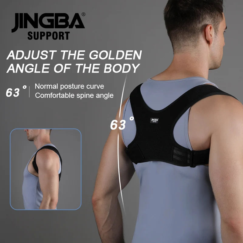 Posture Corrector Adjustable Back Fracture Support Menwomen Back Clavicle Spine Shoulder Correction Brace Belt Strap Comfortable