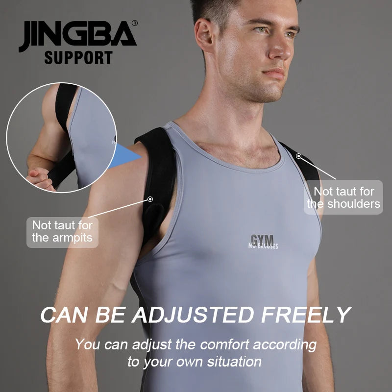 Posture Corrector Adjustable Back Fracture Support Menwomen Back Clavicle Spine Shoulder Correction Brace Belt Strap Comfortable